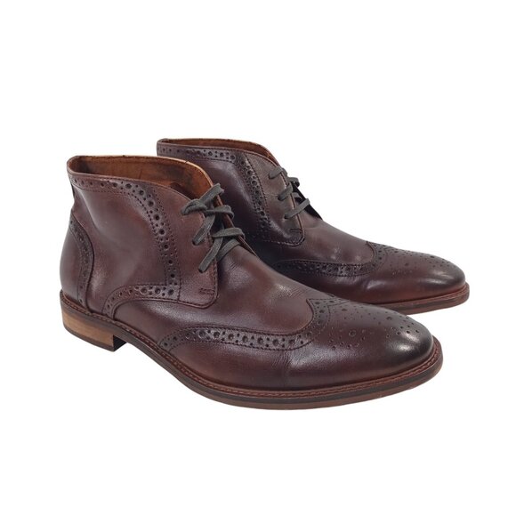 Blake Mckay Other - Blake Mckay Mens Chukka Boots Size 10.5 Brown Leather Wingtip Dress Oxford Shoes